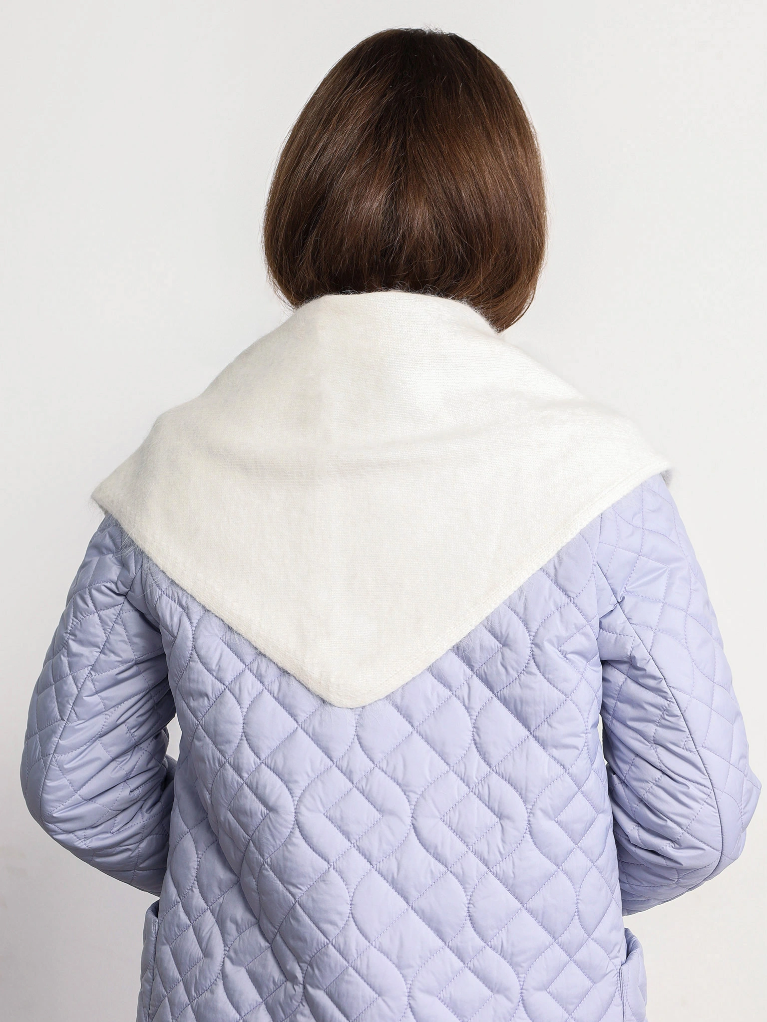 Шарф-косынка с декоративной нашивкой в ассортименте